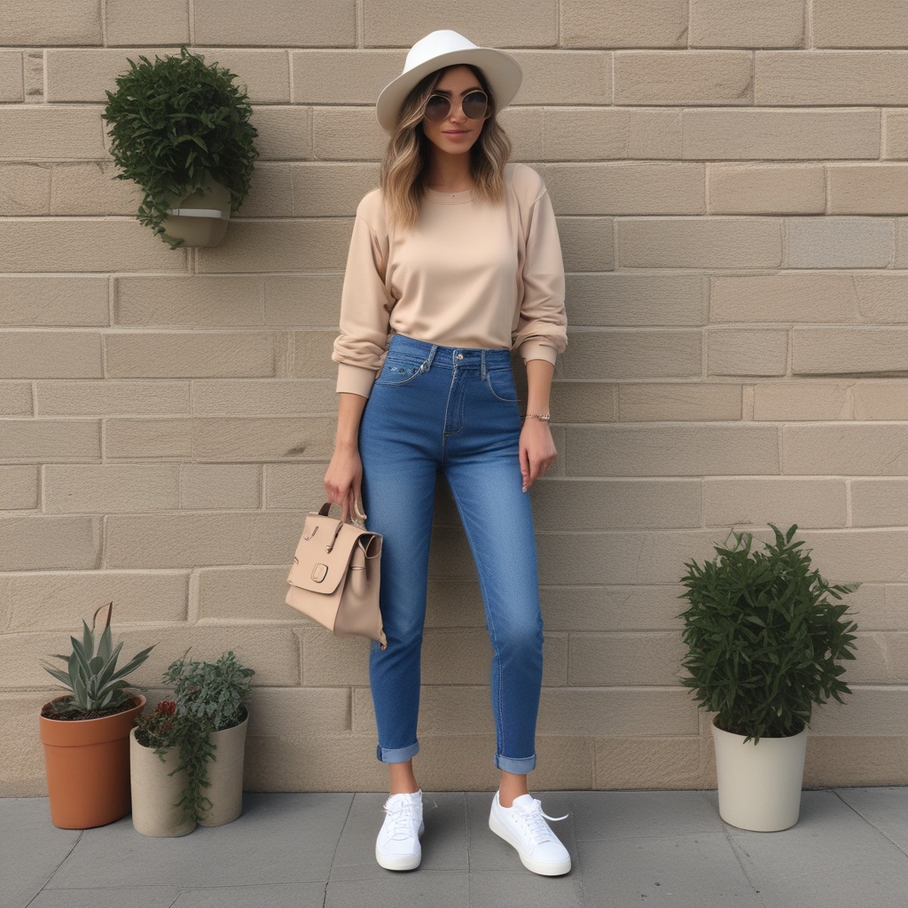 An outfit showing a casual style